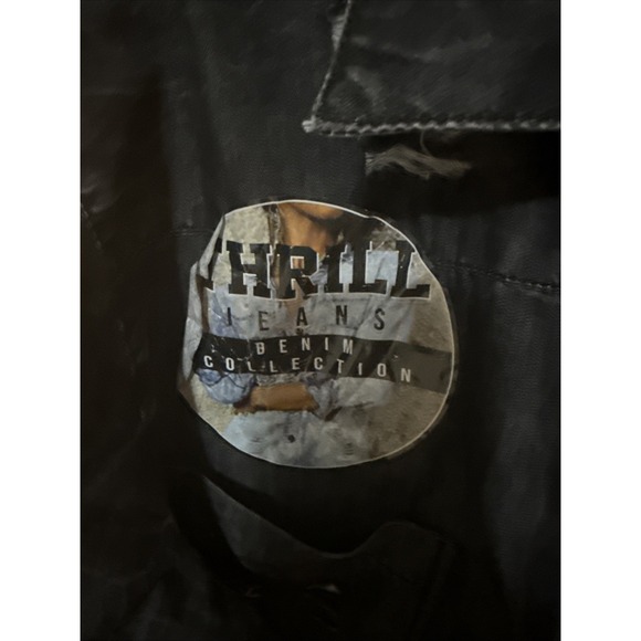 Thrill Jeans Stonewashed Denim Dress Sz 2x Long Back Raw Edge Thrashed New Tags - Picture 5 of 11